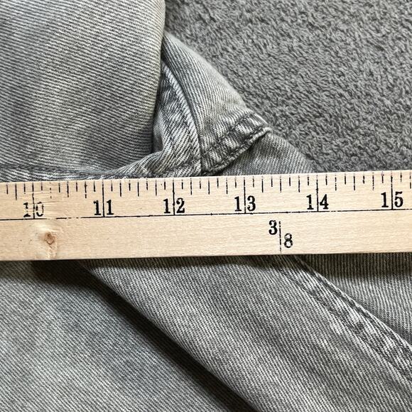 H&M Divided Jeans Womens 14 Gray Denim Cargo Pockets Bootcut High Rise NEW - Picture 13 of 15